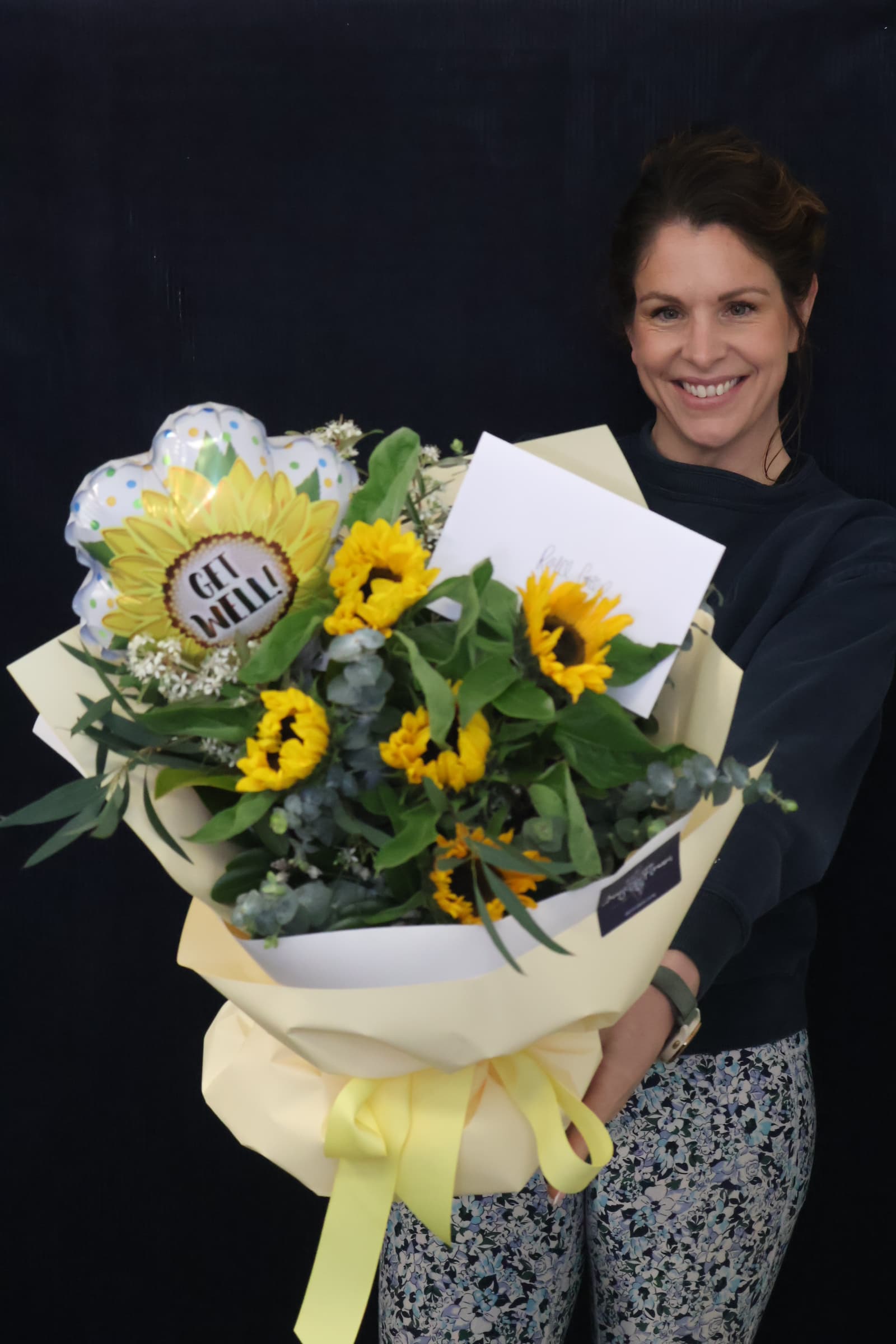 Real Bouquet | Sweet Sunflower order made by Amy's Flowers