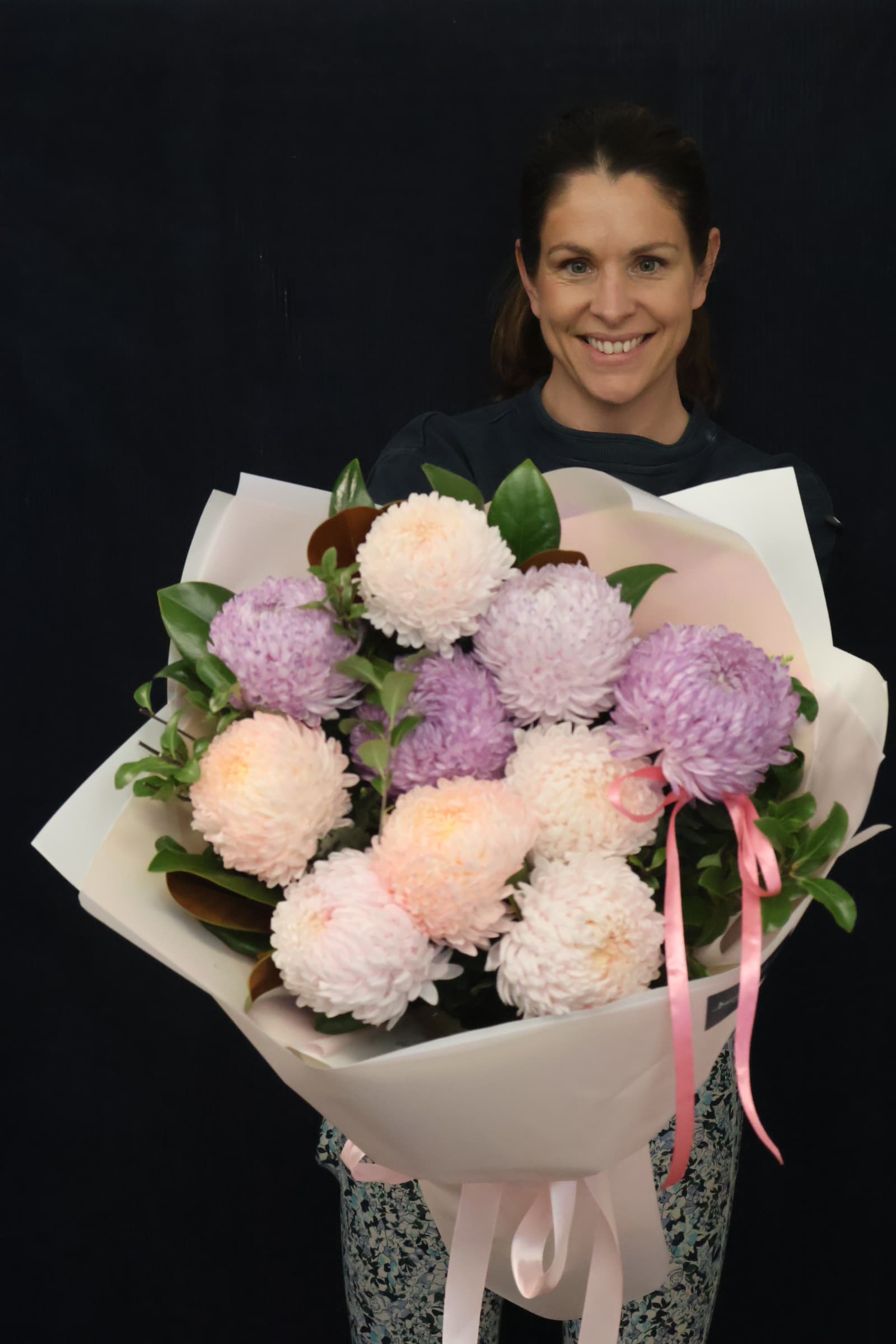 Real Bouquet | You da Pom order made by Amy's Flowers