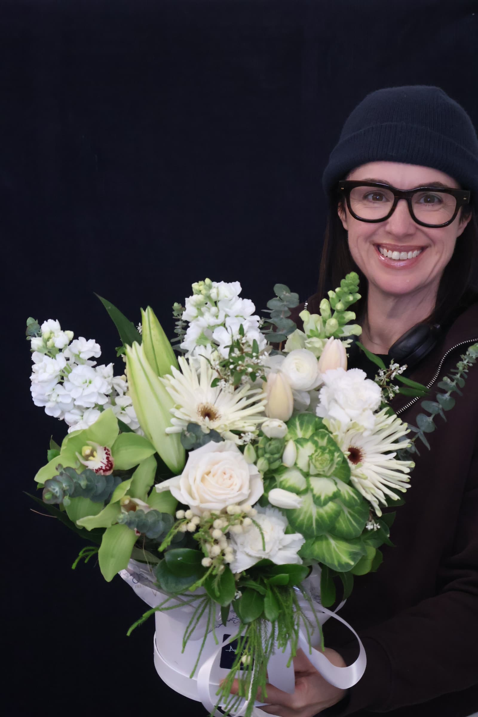 Real Hat Box | Thinking of You order made by Amy's Flowers