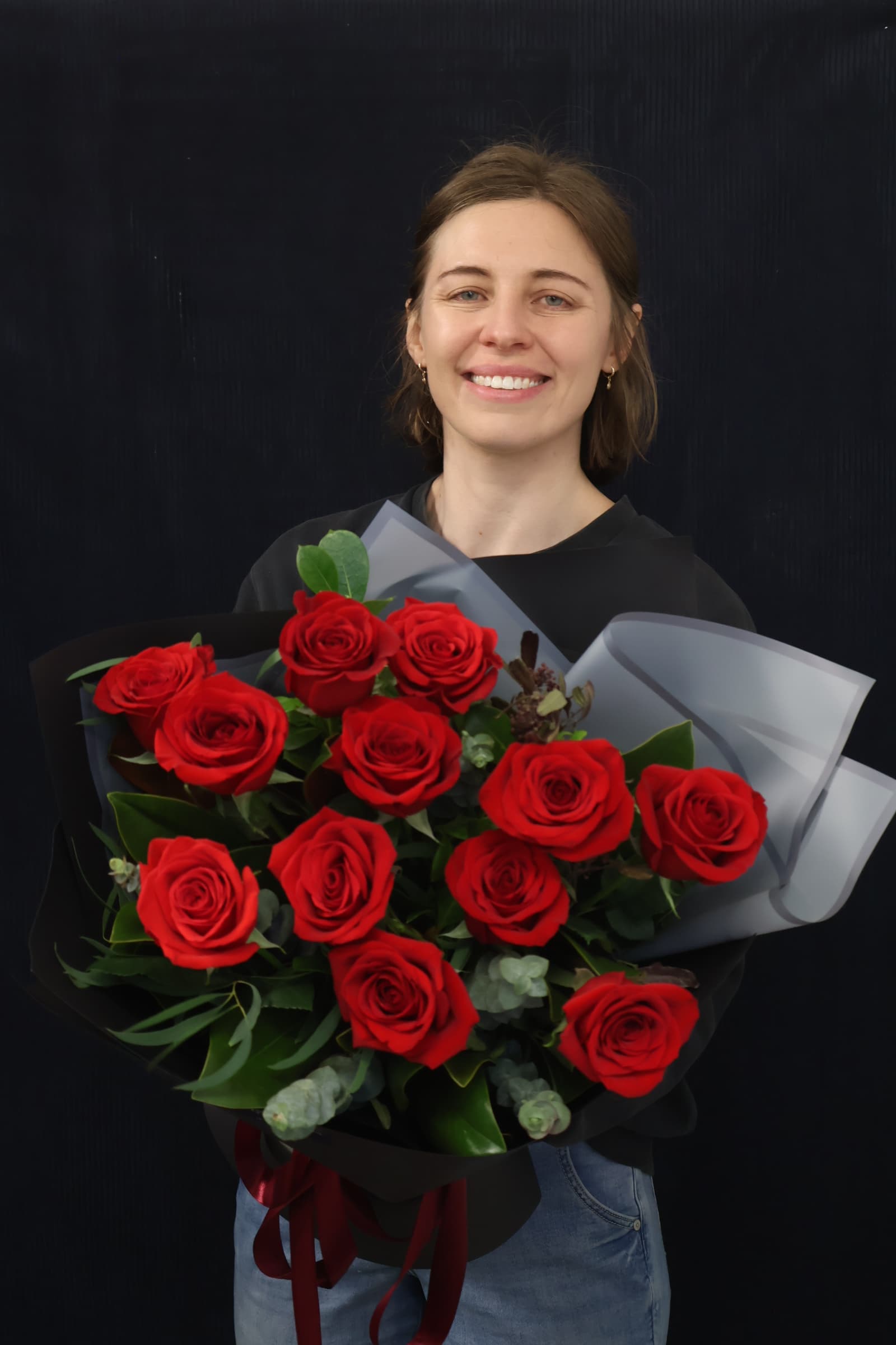 Real Bouquet | Red Rose order made by Amy's Flowers