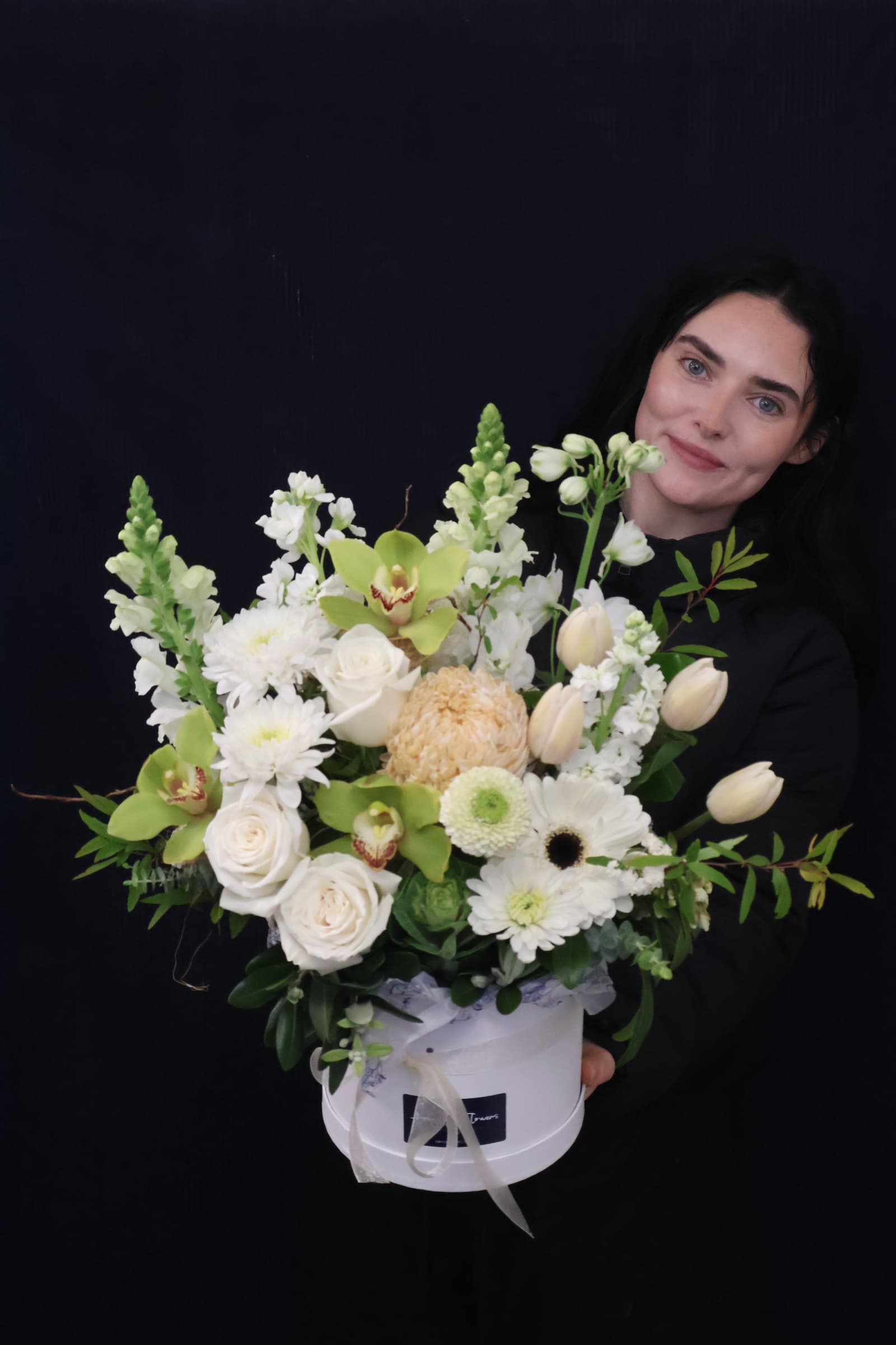 Real Hat Box | Thinking of You order made by Amy's Flowers