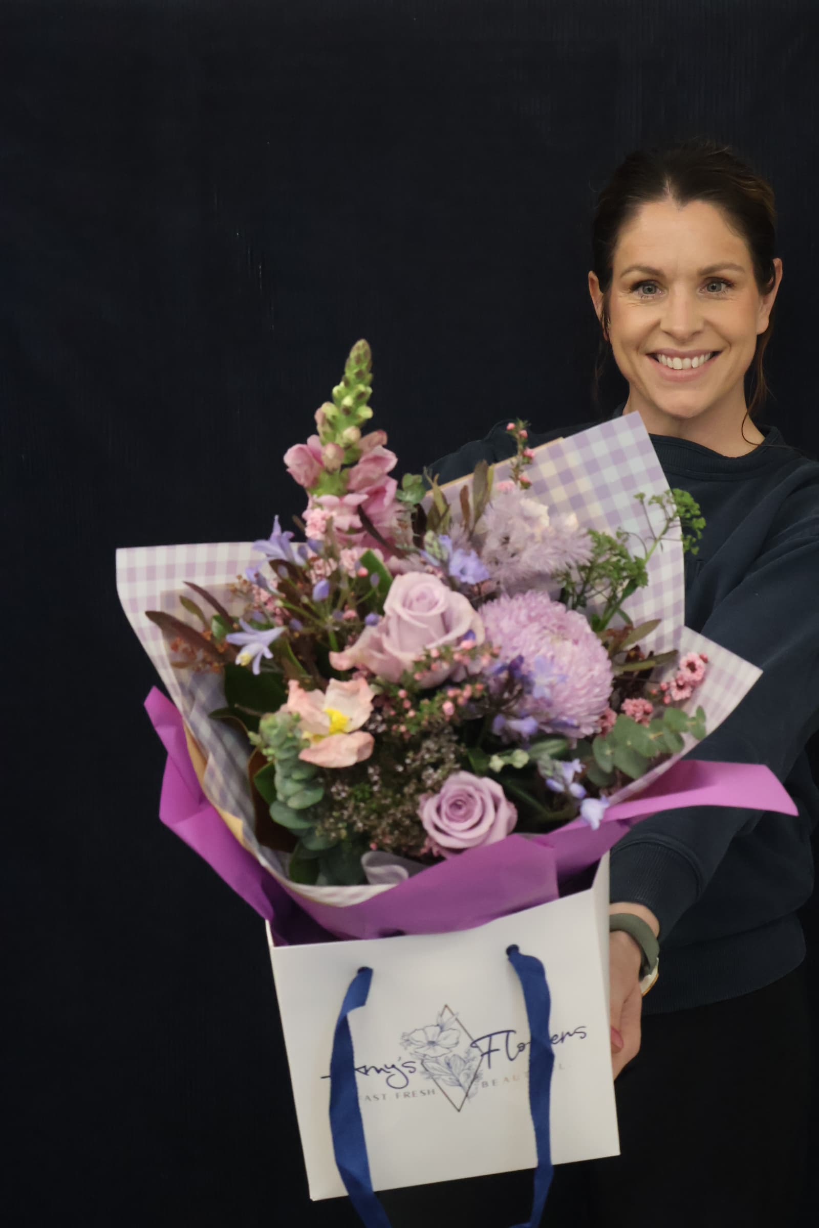 Real Bouquet | I Lilac You order made by Amy's Flowers