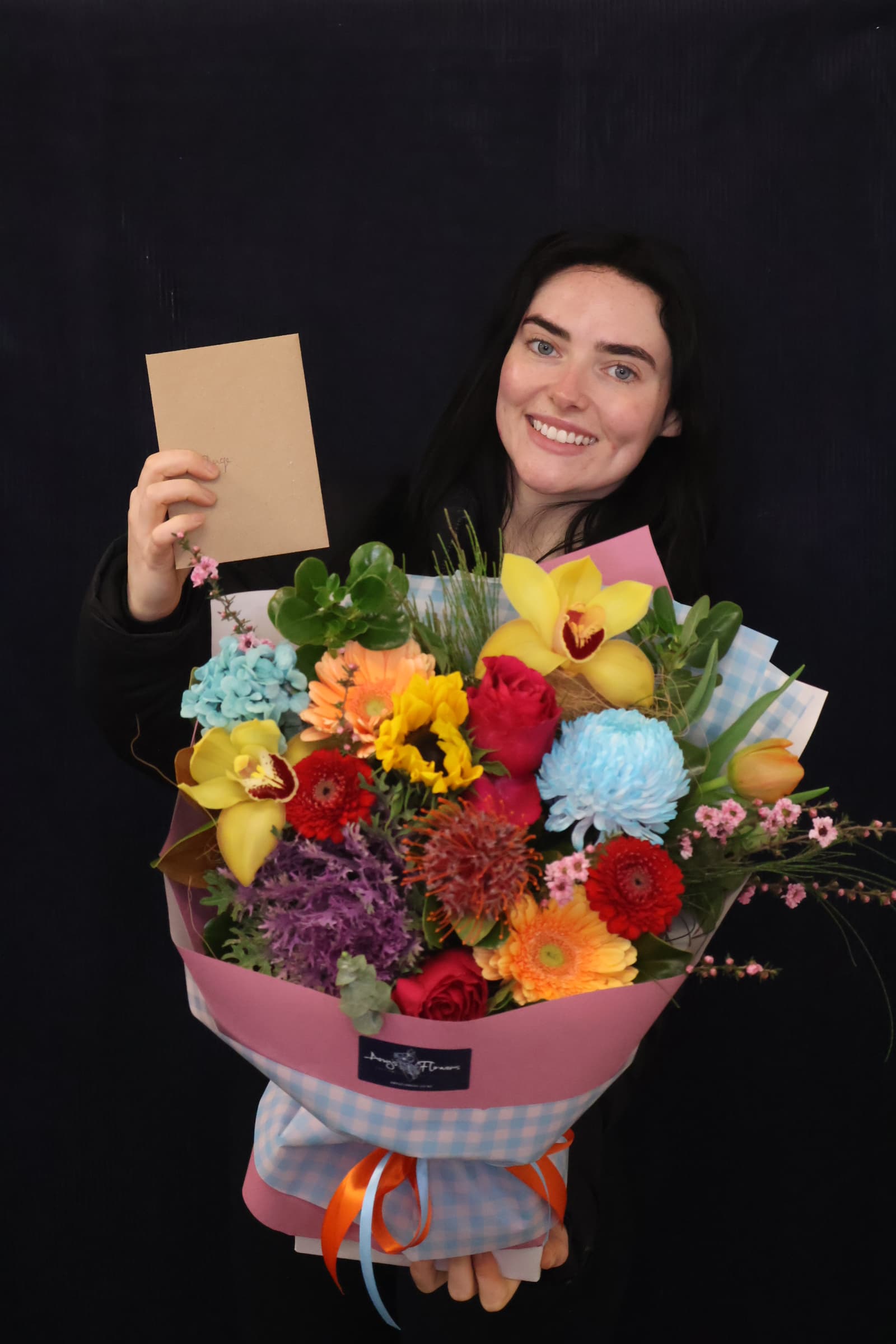 Real Bouquet | Happy Hour order made by Amy's Flowers