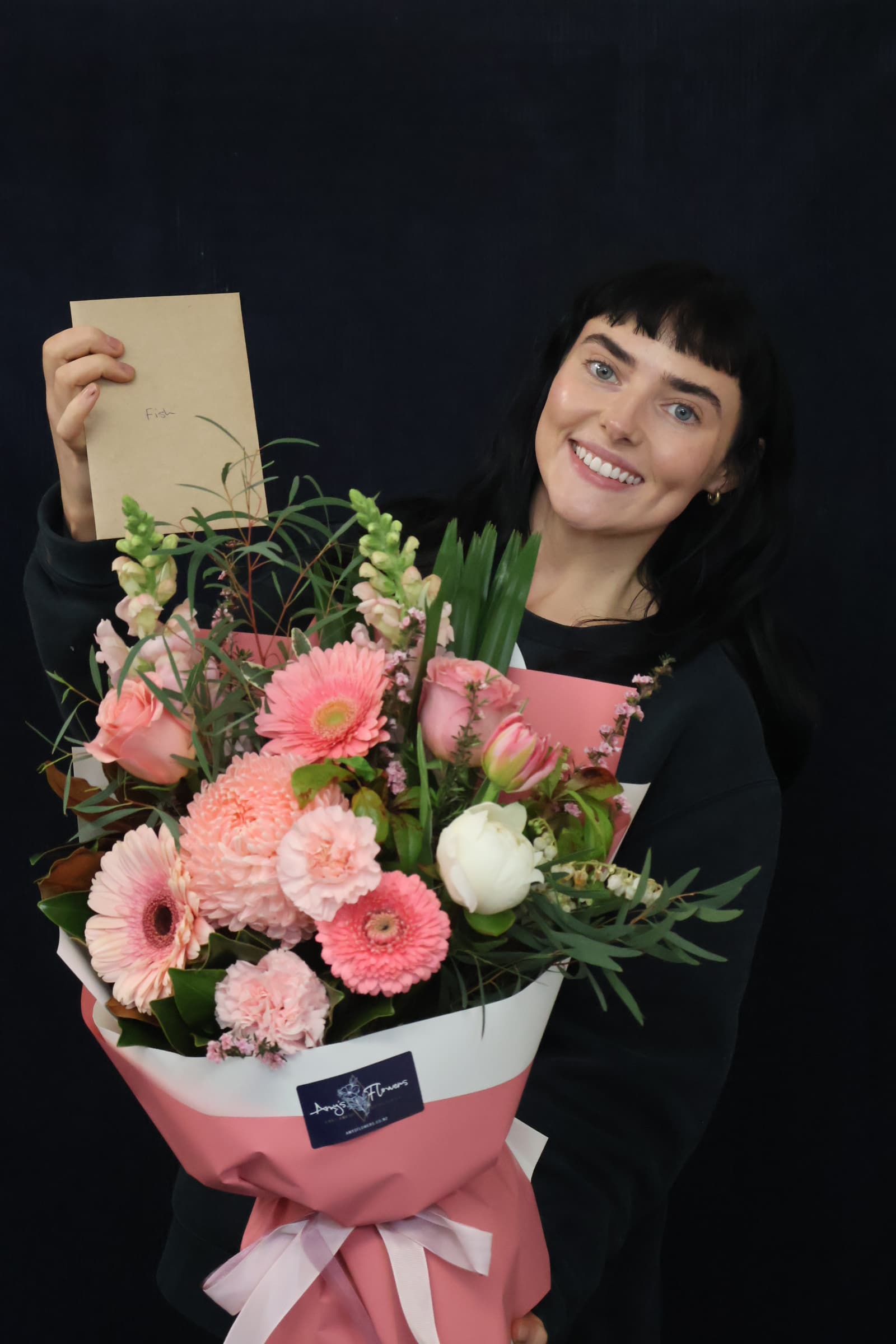 Real Bouquet | Blushcious order made by Amy's Flowers
