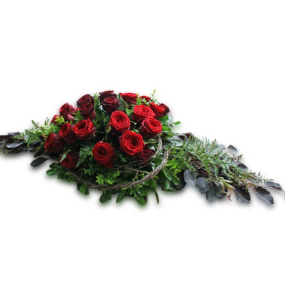 Casket Spray | Red Rose