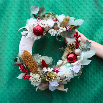 Xmas Wreath | Candy Cane Lane 